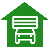 Oversized Two-Car Garage with Seasonal Equipment Storage